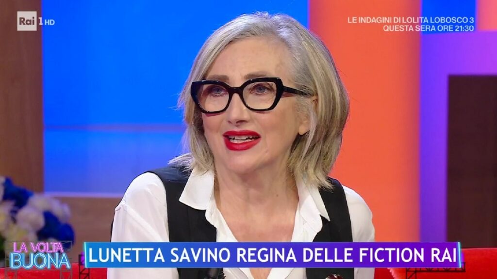 Lunetta Savino A La Volta Buona Studio Battaglia 2 Marina Non Si