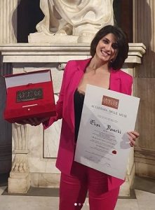 foto Elisa Isoardi premiata