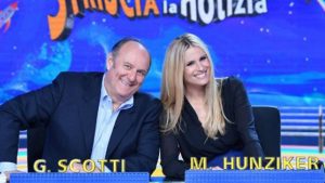 foto michelle hunziker gerry scotti striscia