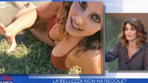 foto Samanta Togni a La vita in diretta