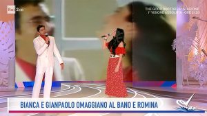 foto Bianca Guaccero e Gianpaolo Gambi a Detto Fatto