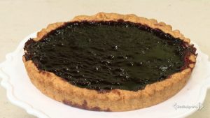 foto crostata cotto e mangiato