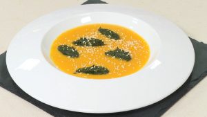 foto crema zucca cotto e mangiato