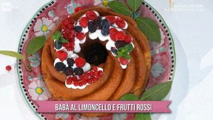 foto babà limoncello frutti rossi