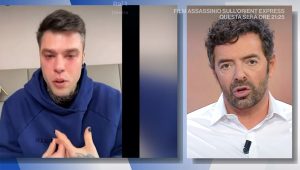 foto Fedez e Alberto Matano a La vita in diretta