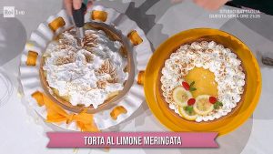 foto torta al limone meringata