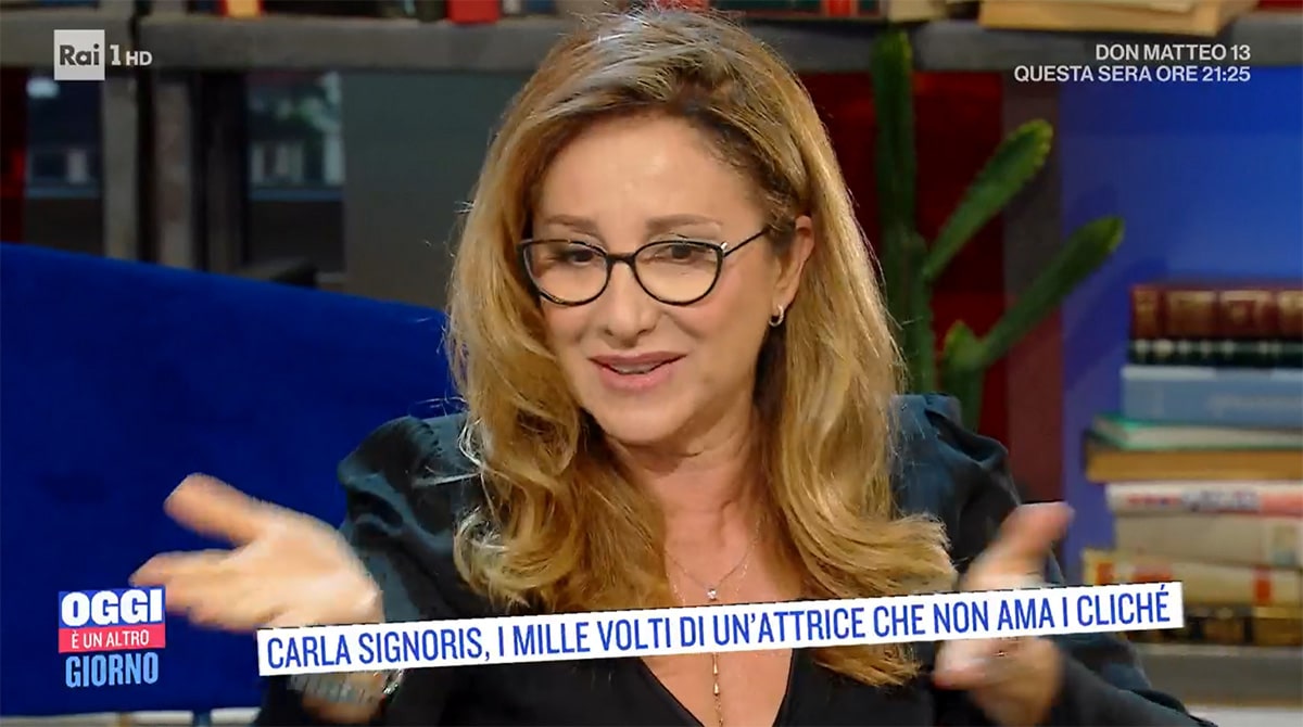 foto Carla Signoris ad Oggi è un altro giorno