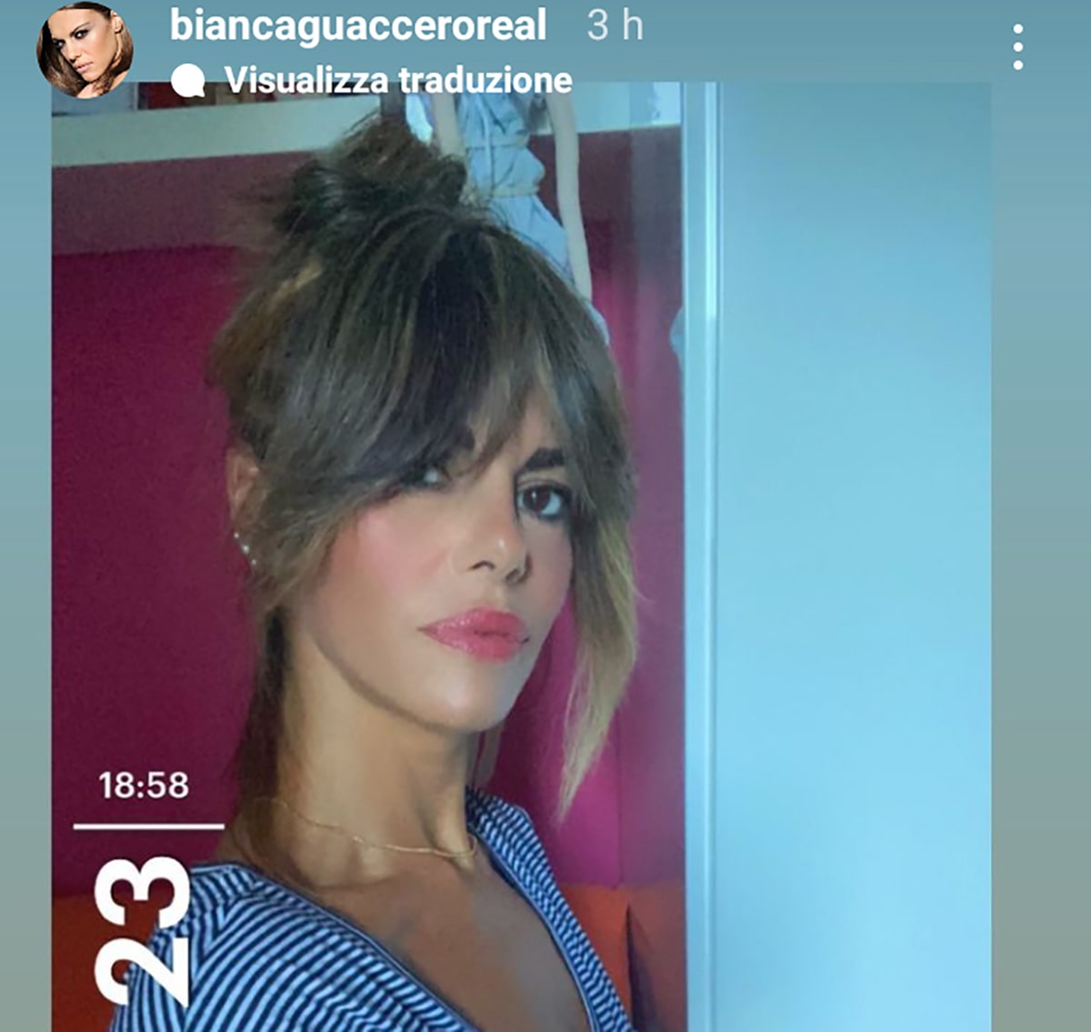 foto Bianca Guaccero Instagram