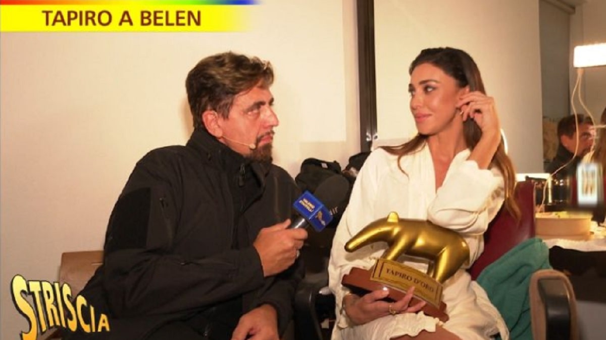 Foto Belen Rodriguez Tapiro Striscia