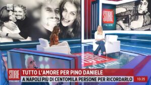 foto Eleonora Daniele e moglie Pino Daniele