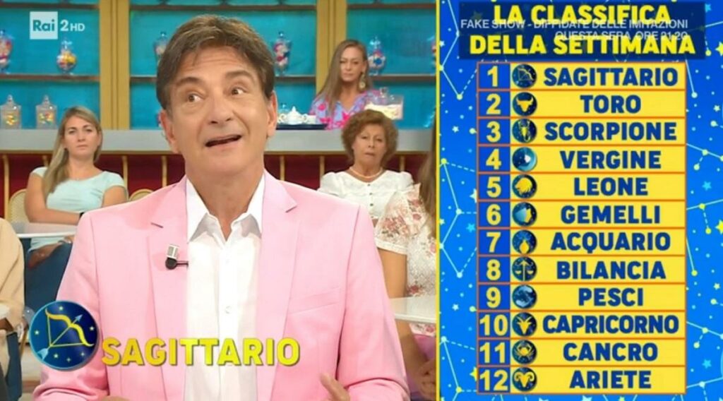 Oroscopo Paolo Fox, I Fatti Vostri: Classifica Settimana 2-8 Ottobre ...