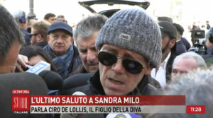 foto figlio sandra milo storie italiane