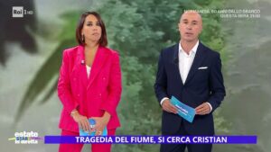 foto nunzia de girolamo gianluca semprini estate in diretta