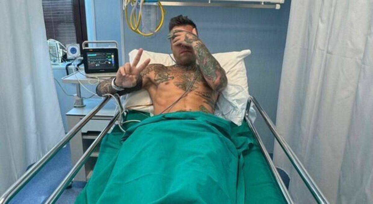 foto fedez ospedale 11luglio