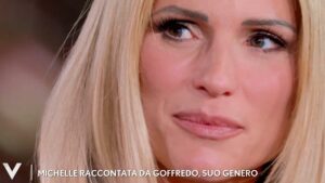 Foto Michelle Hunziker lacrime Verissimo