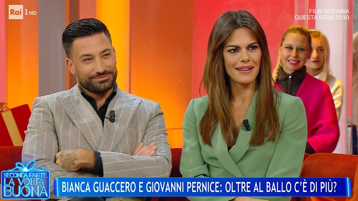 Foto Bianca Guaccero Giovanni Pernice Rai1